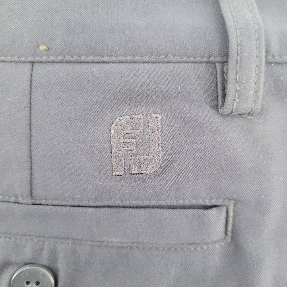 FootJoy Golf Pants‎ Mens 38x32 Navy Blue Performance Poly Spandex FJ Logo - Picture 6 of 6